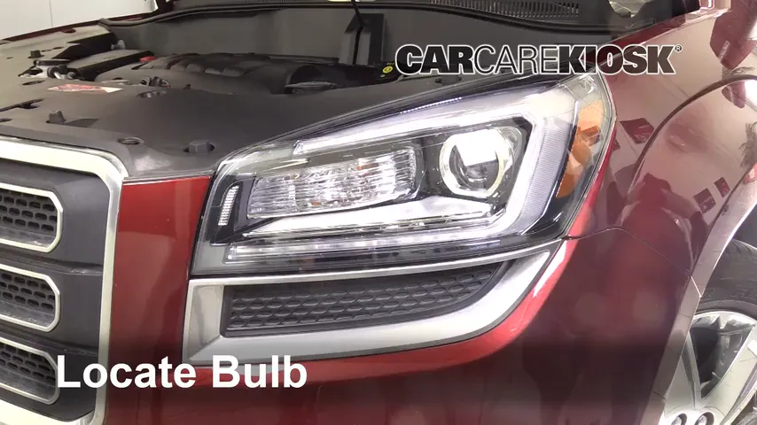 2017 GMC Acadia Limited 3.6L V6 Lights Daytime Running Light (replace bulb)